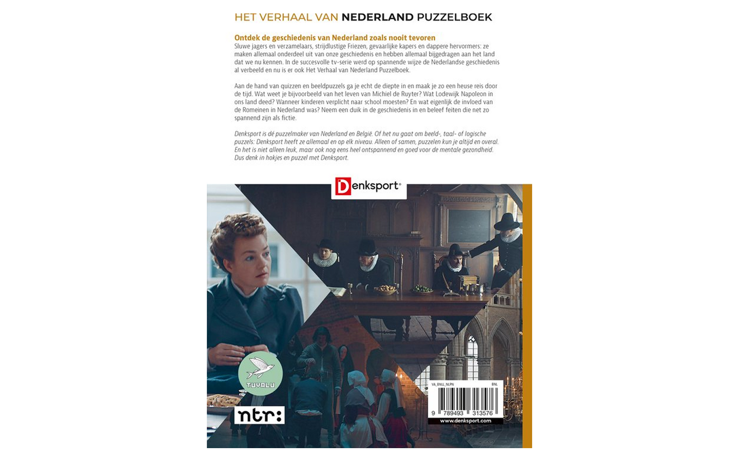 Denksport – Het Verhaal van Nederland Puzzelboek - Quizzen en beeldpuzzels - afbeelding 2