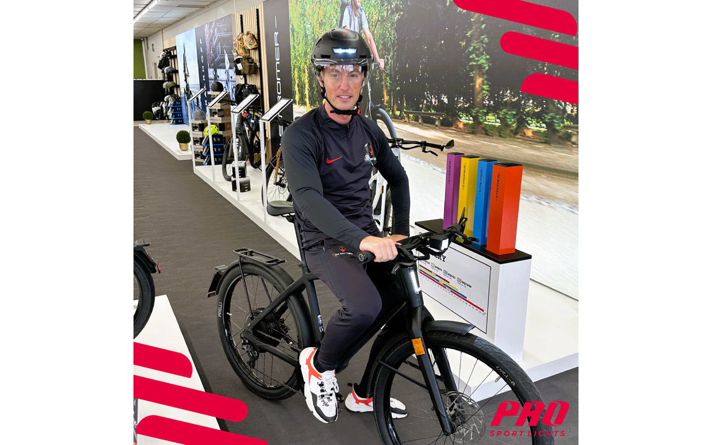 Flashdeal: Fietshelm met vizier en oorwarmers - Pro Sports Lights - afbeelding 3
