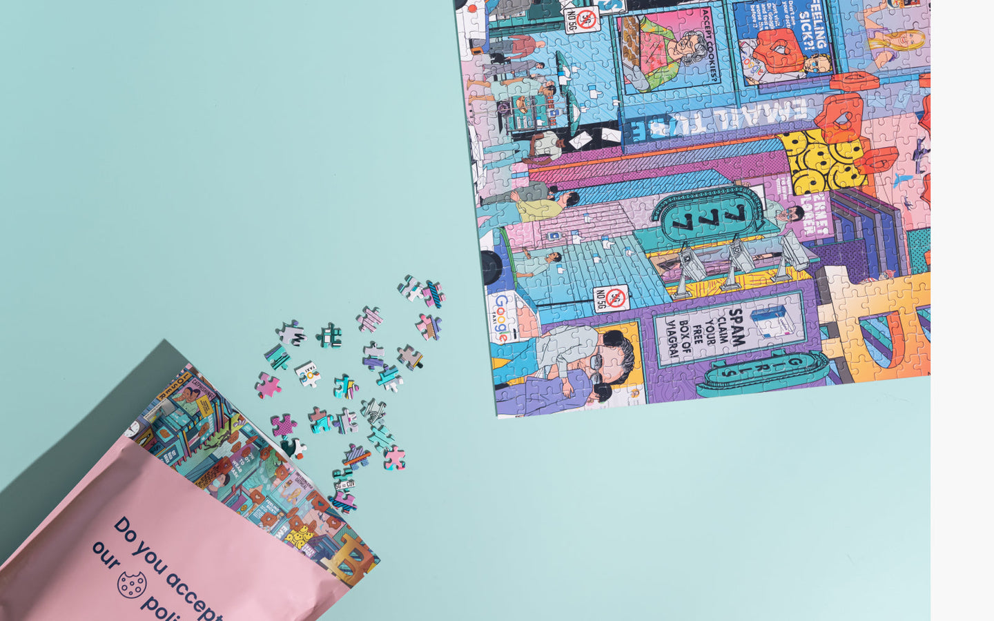 Puzzle in a bag - De Internet puzzel - afbeelding 4