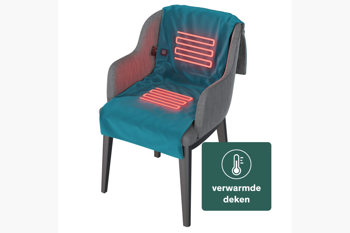 Draadloos stoelwarmtedeken - Sinji - afbeelding 2
