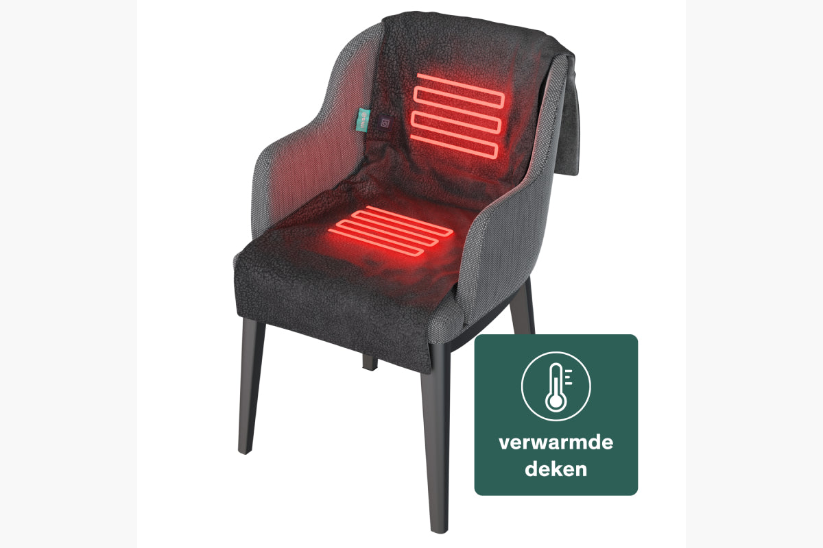 Draadloos stoelwarmtedeken - Sinji - afbeelding 1