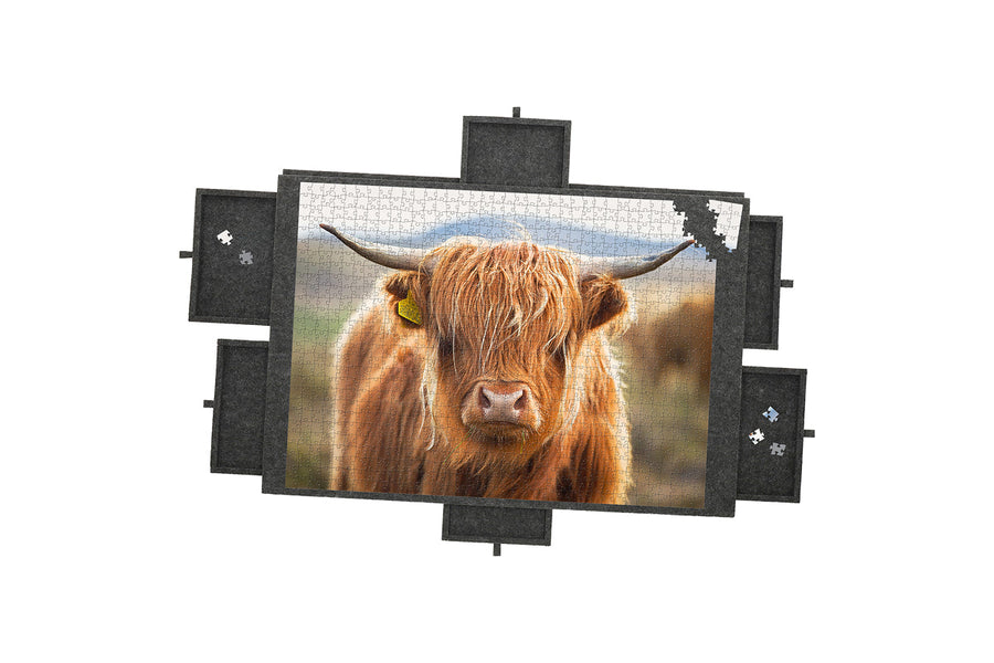 Puzzelbord Ergonomisch Ultra-Lichtgewicht Vilt met 4 lades - 1000 stuks - afbeelding 1