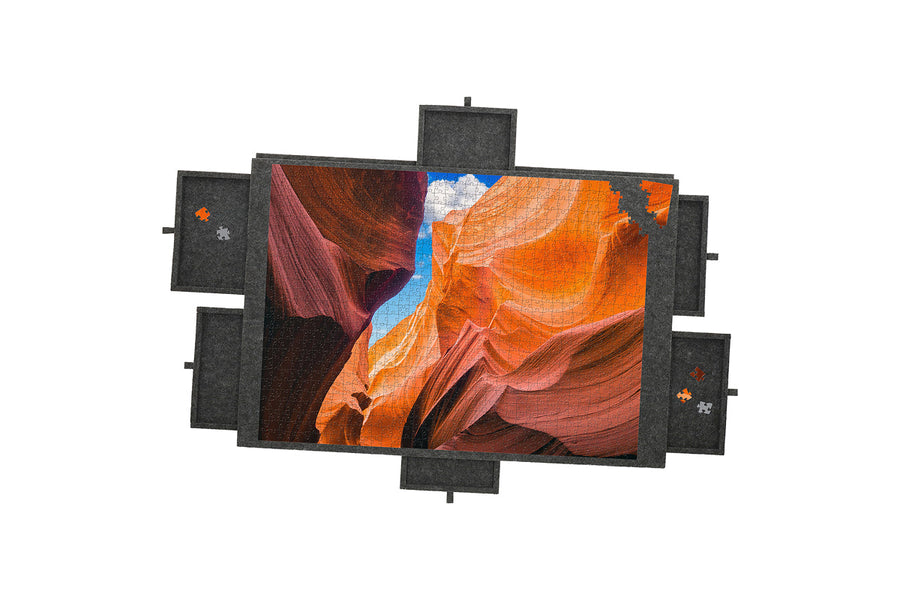 Puzzelbord Ergonomisch Ultra-Lichtgewicht Vilt met 4 lades - 1500 stuks - afbeelding 1